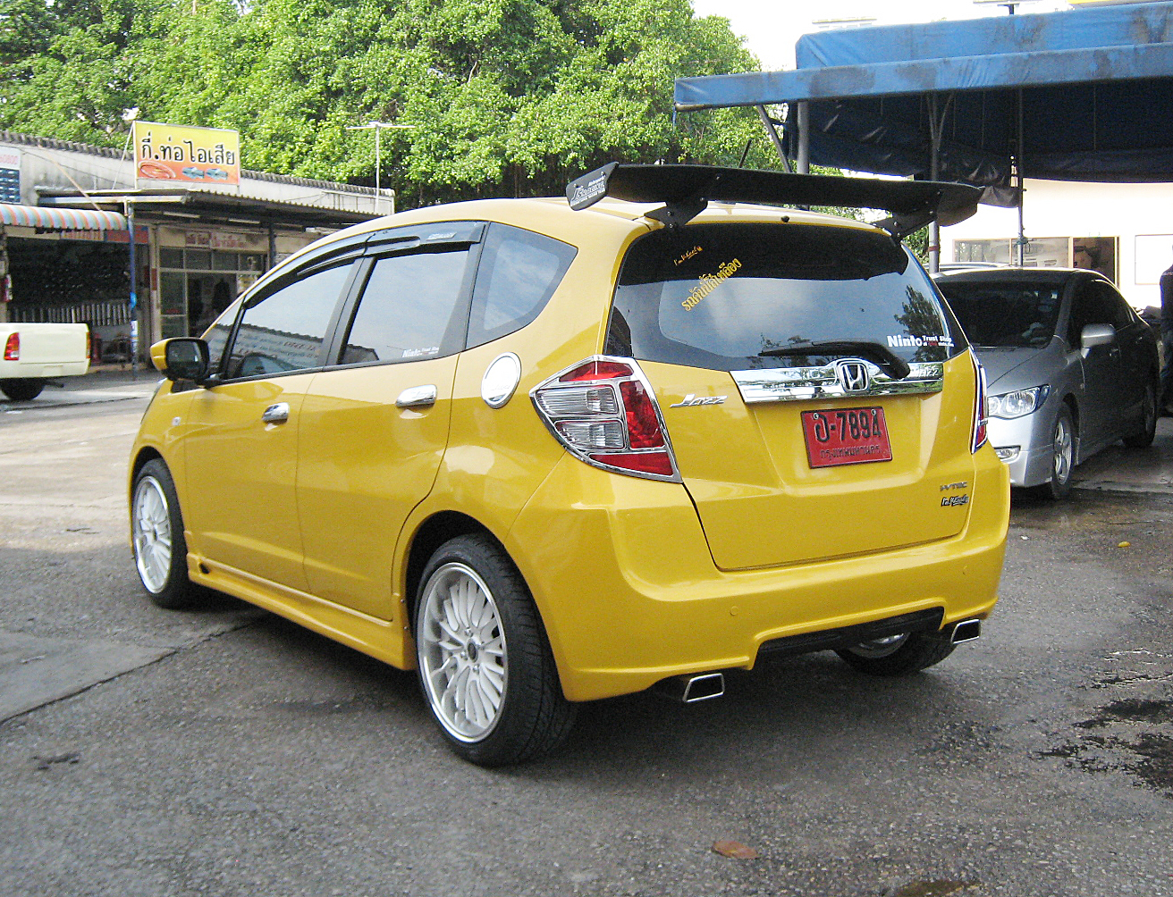 ชุดแต่ง Jazz GE 2008-2013 Spoiler  GT Wing JS